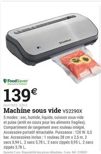 Machine sous vide VS2290X