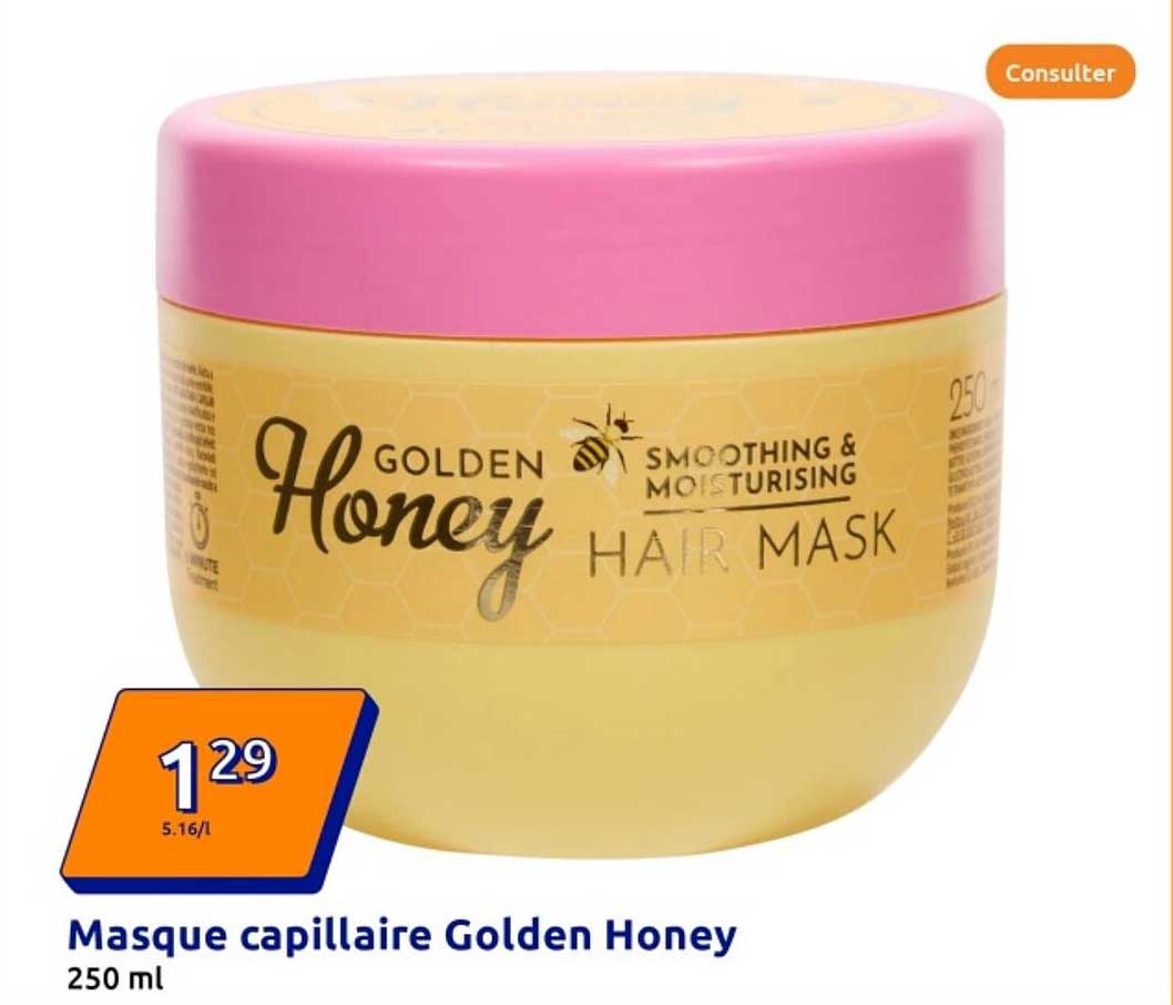 Masque capillaire Golden Honey 250 ml