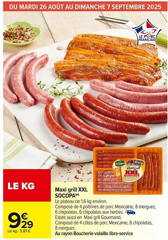 Maxi grill XXL SOCOPA
