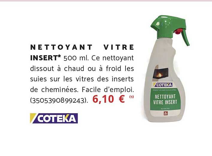 NETTOYANT VITRE INSERT* 500 ml