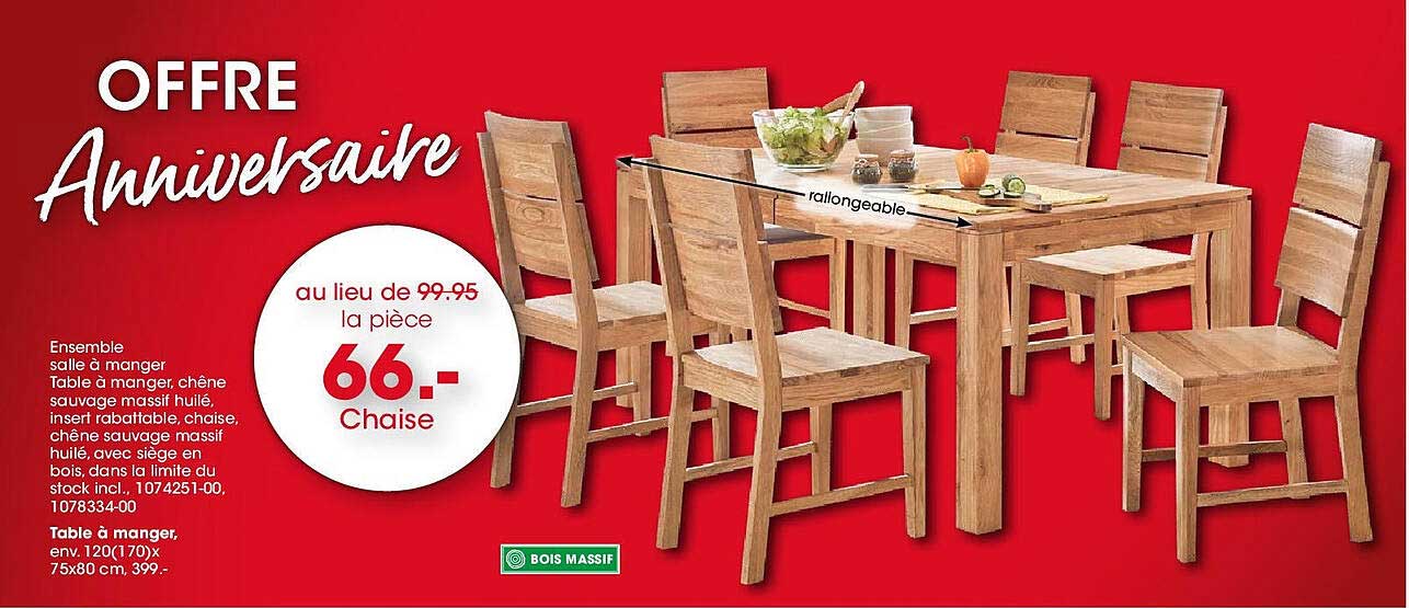 OFFRE Anniversaire