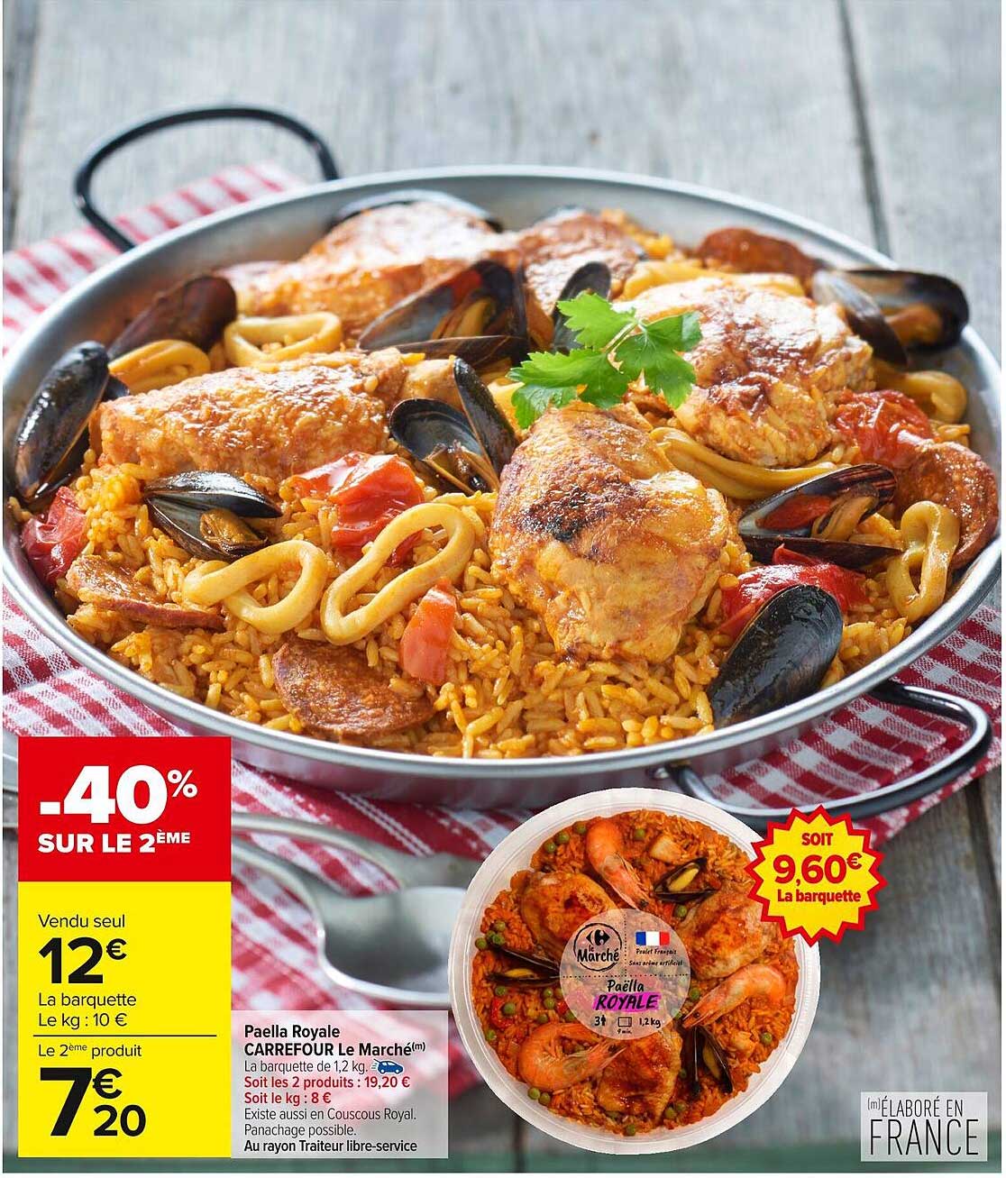 Paella Royale Carrefour Le Marché