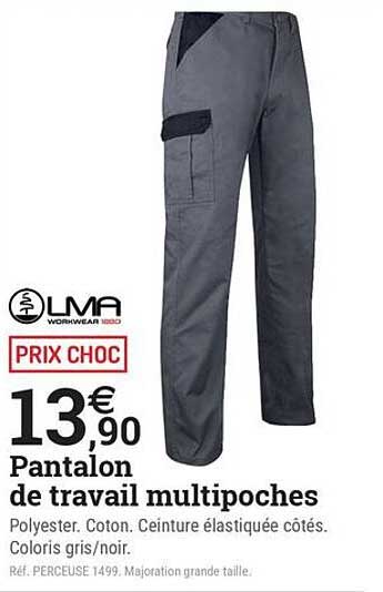 Pantalon de travail multipoches