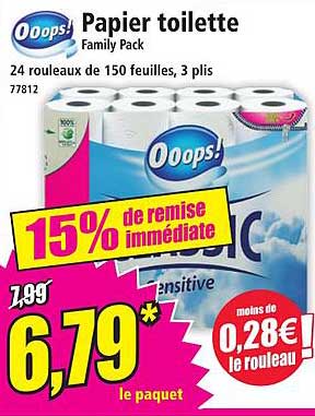 Papier toilette Family Pack