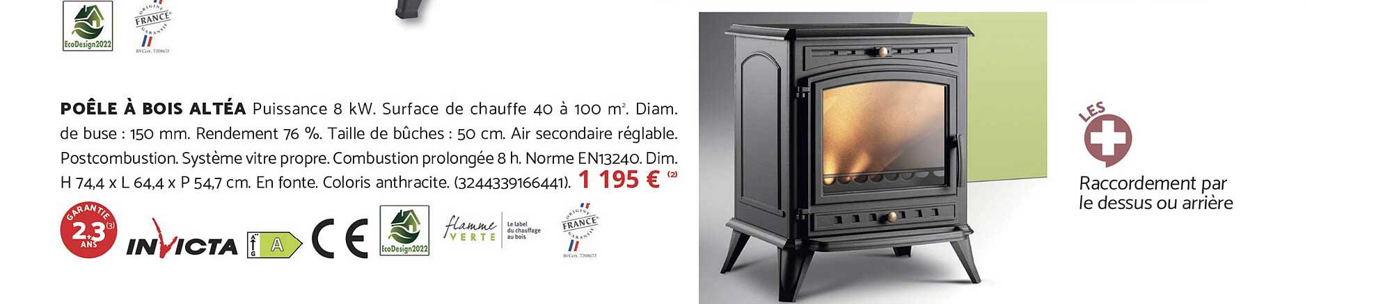 POÊLE À BOIS ALTÉA