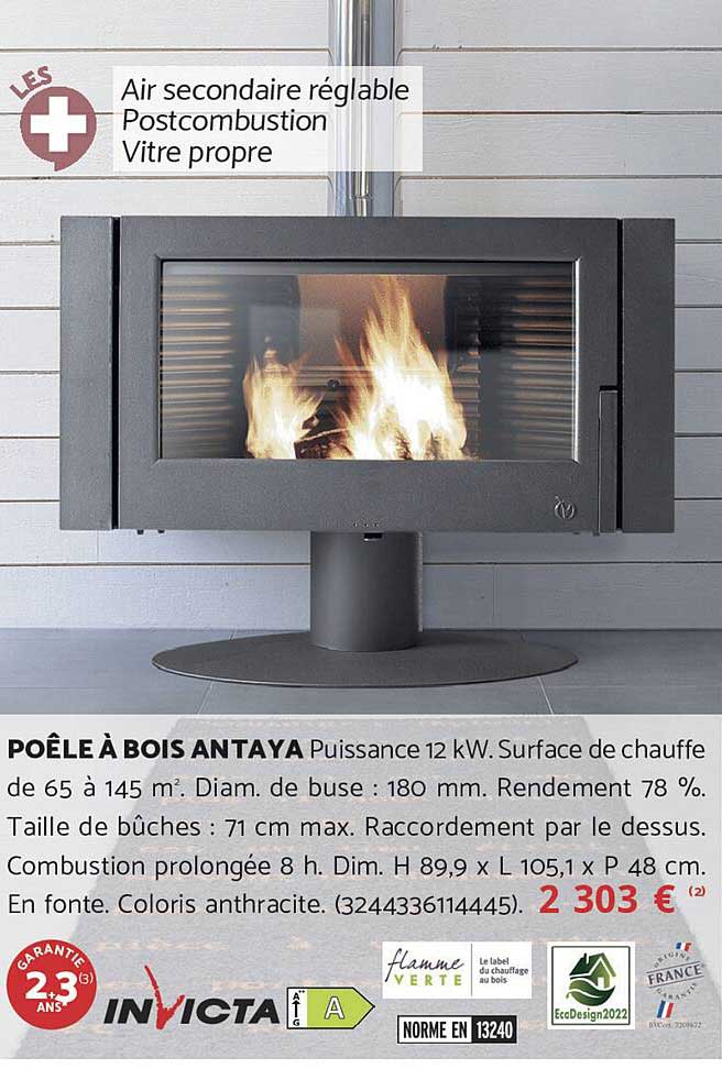 POÊLE À BOIS ANTAYA