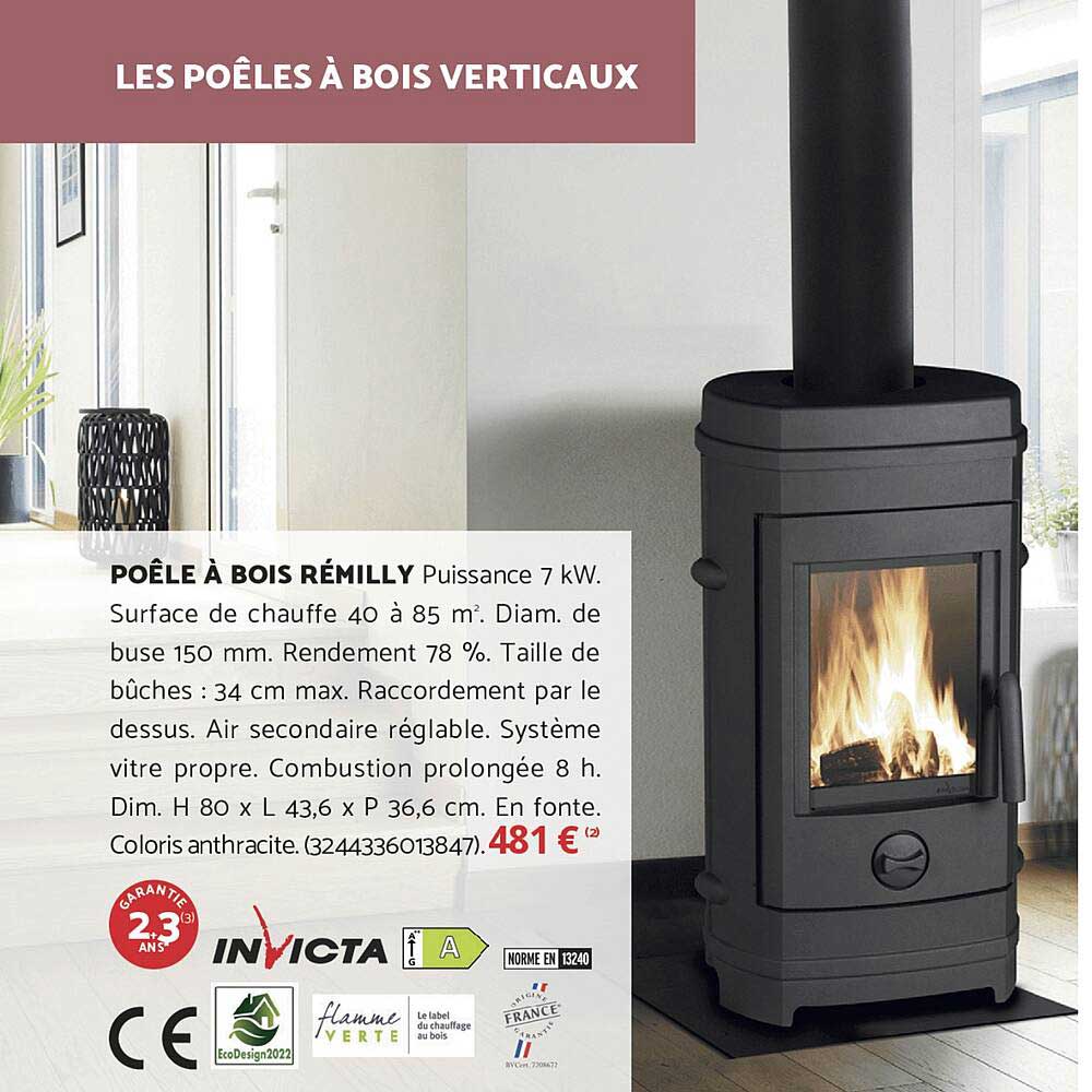 POÊLE À BOIS RÉMILLY