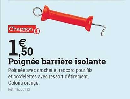 Poignée barrière isolante