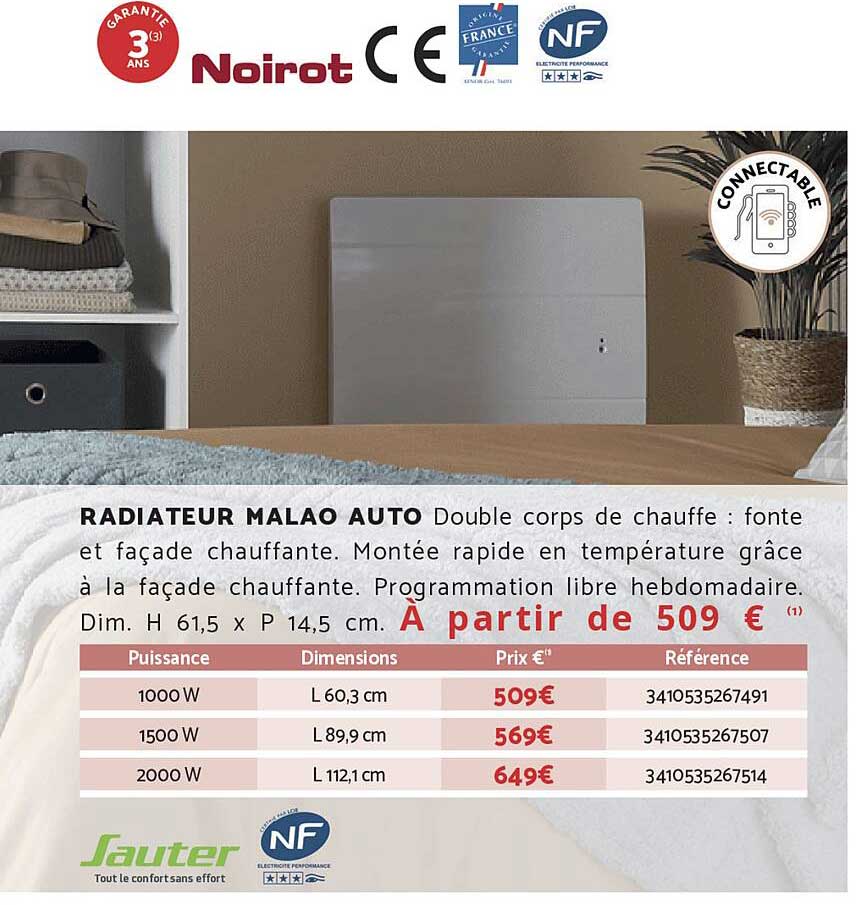 RADIATEUR MALAO AUTO