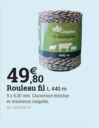 Rouleau fil L 440 m