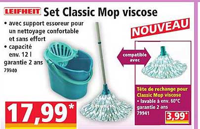 Set Classic Mop viscose