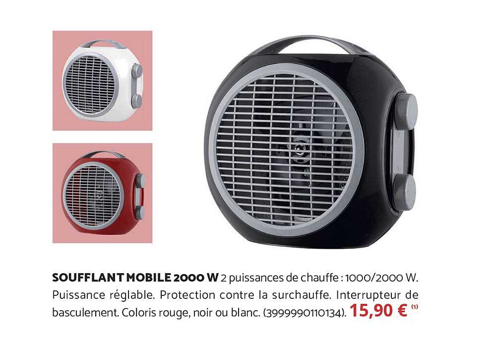 SOUFFLANT MOBILE 2000 W