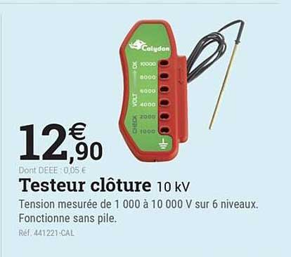 Testeur clôture 10 kV