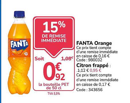 15% DE REMISE IMMÉDIATE