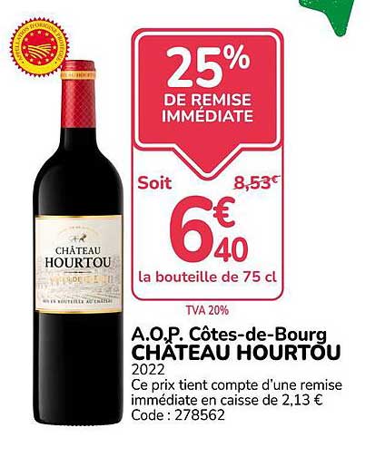 25% DE REMISE IMMÉDIATE