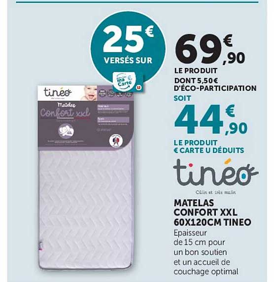 25€ versés sur carte U