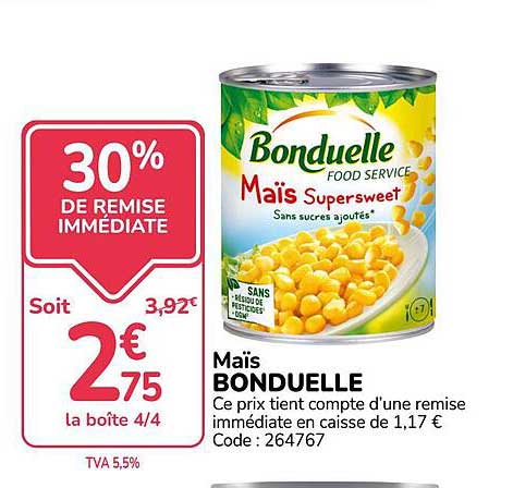 30% DE REMISE IMMEDIATE