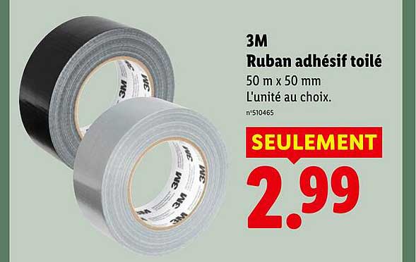 3M Ruban adhésif toilé