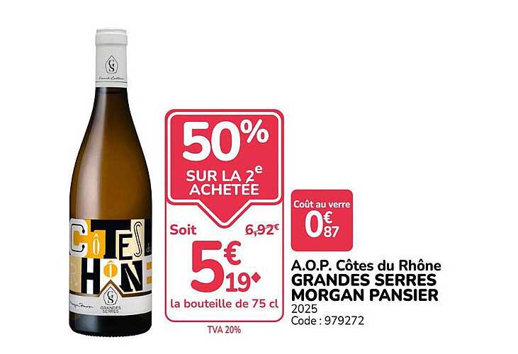 50% SUR LA 2e ACHETÉE