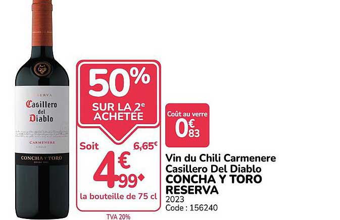 50% SUR LA 2e ACHETEE
