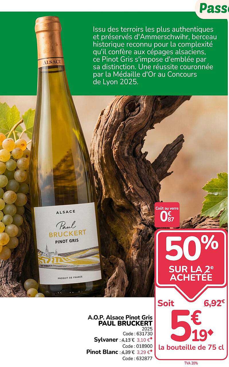 50% SUR LA 2e ACHETEE