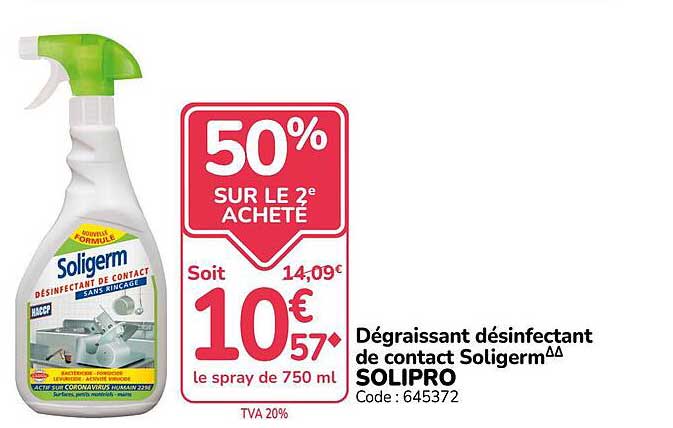 50% SUR LE 2e ACHETE