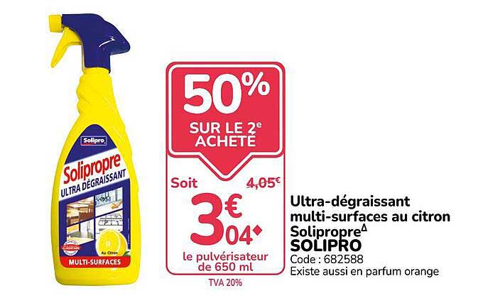 50% SUR LE 2e ACHETE