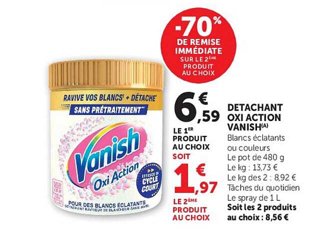 -70% DE REMISE IMMÉDIATE SUR LE 2ÈME PRODUIT AU CHOIX