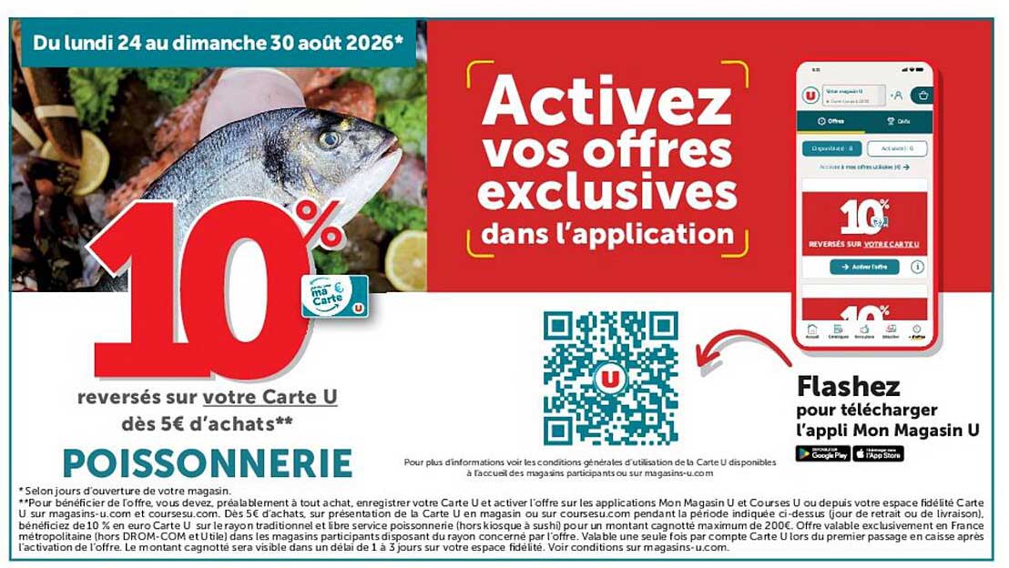 Activez vos offres exclusives dans l’application