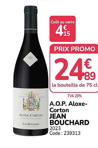 A.O.P. Aloxe-Corton JEAN BOUCHARD 2023