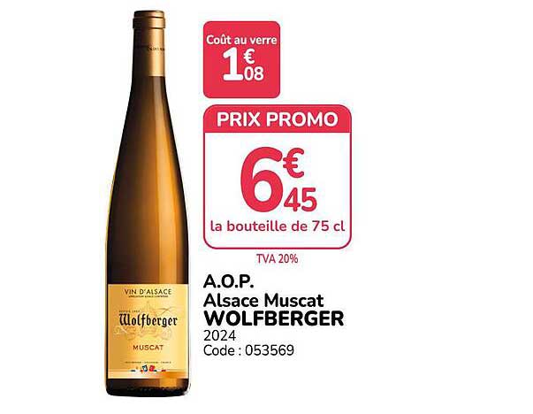 A.O.P. Alsace Muscat WOLFBERGER 2024