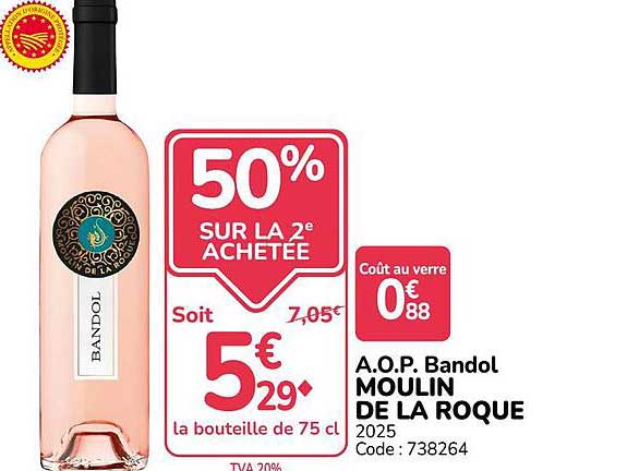 A.O.P. Bandol MOULIN DE LA ROQUE