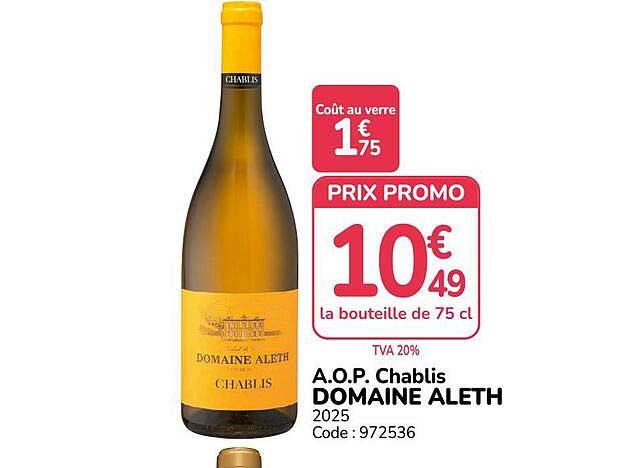 A.O.P. Chablis DOMAINE ALETH