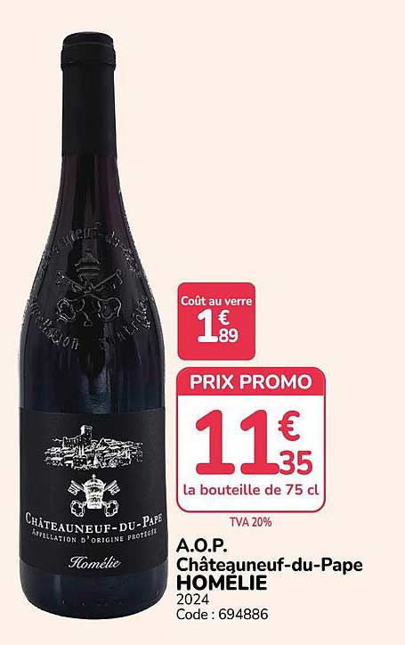 A.O.P. Châteauneuf-du-Pape HOMELIE 2024