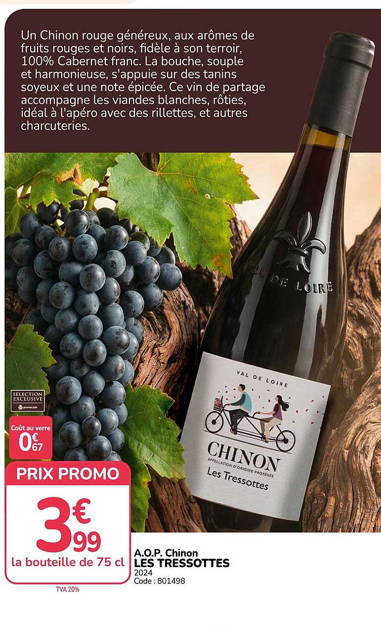 A.O.P. Chinon LES TRESSOTTES