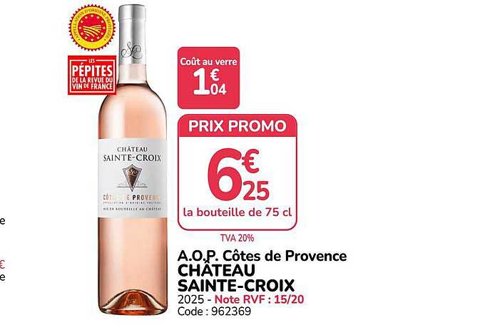 A.O.P. Côtes de Provence CHÂTEAU SAINTE-CROIX