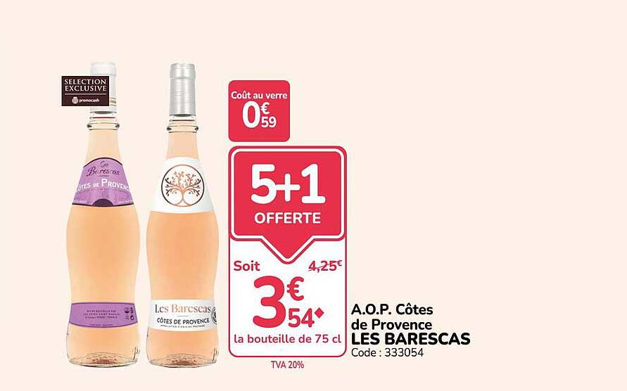 A.O.P. Côtes de Provence LES BARESCAS