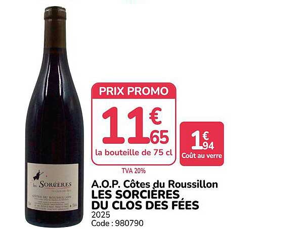 A.O.P. Côtes du Roussillon LES SORCIÈRES DU CLOS DES FÉES