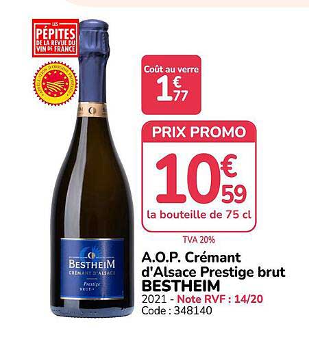 A.O.P. Crémant d'Alsace Prestige brut BESTHEIM
