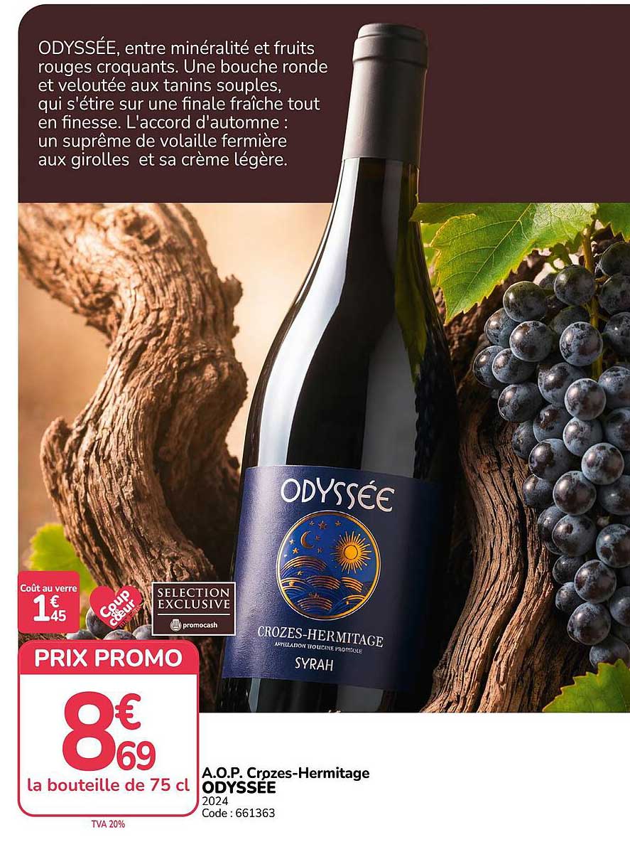 A.O.P. Crozes-Hermitage ODYSSÉE