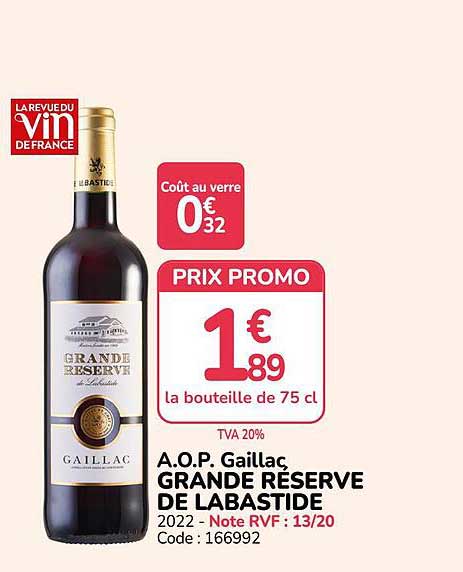 A.O.P. Gaillac, GRANDE RESERVE DE LABASTIDE