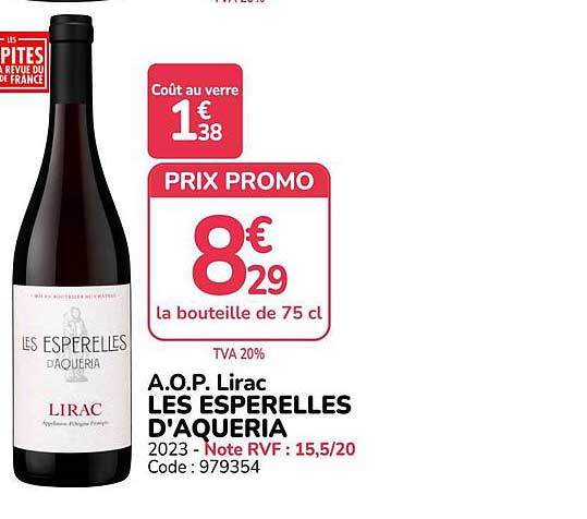 A.O.P. Lirac LES ESPERELLES D'AQUERIA