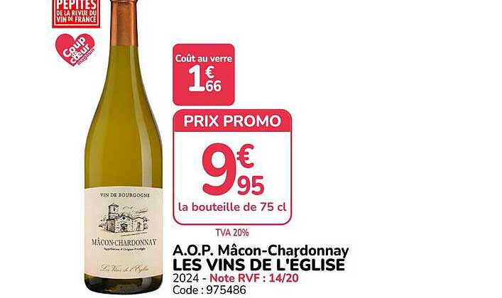 A.O.P. Mâcon-Chardonnay LES VINS DE L'EGLISE