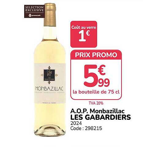 A.O.P. Monbazillac LES GABARDIERS 2024