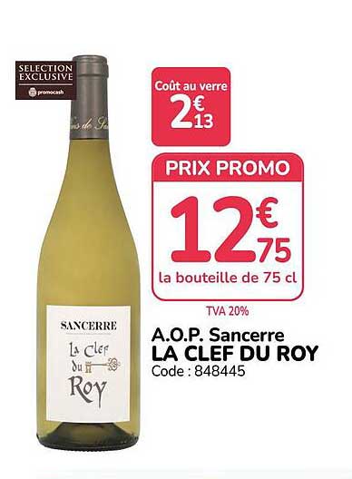 A.O.P. Sancerre LA CLEF DU ROY