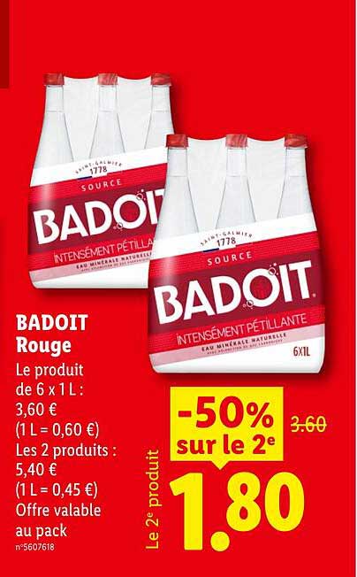 BADOIT Rouge