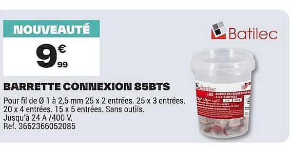 BARRETTE CONNEXION 85BTS
