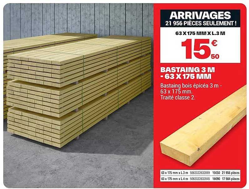BASTAING 3 M - 63 X 175 MM