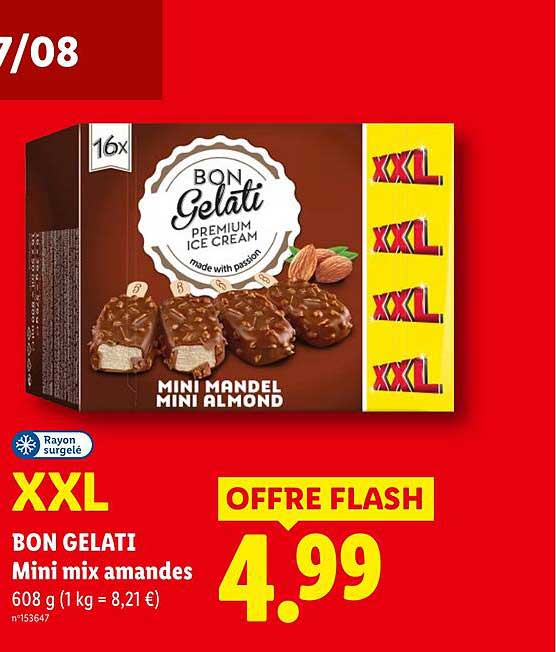 BON GELATI Mini mix amandes
