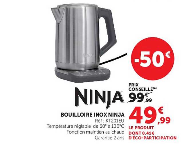 BOUILLOIRE INOX NINJA